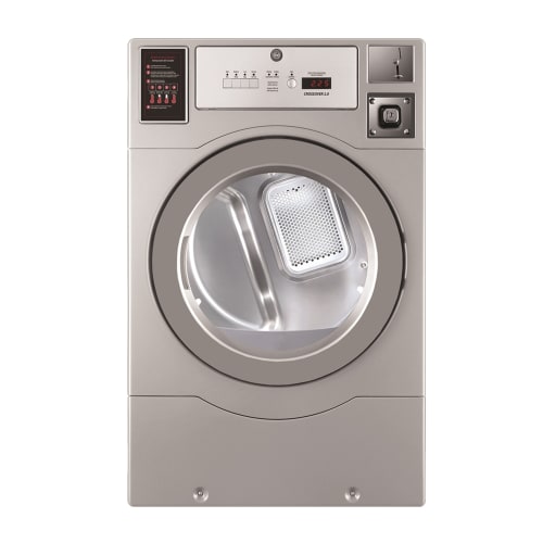 Crossover® by Wascomat Front Load Commercial Electric Dryer, Coin or Non-Coin, 7.0 Cu Ft, Gray